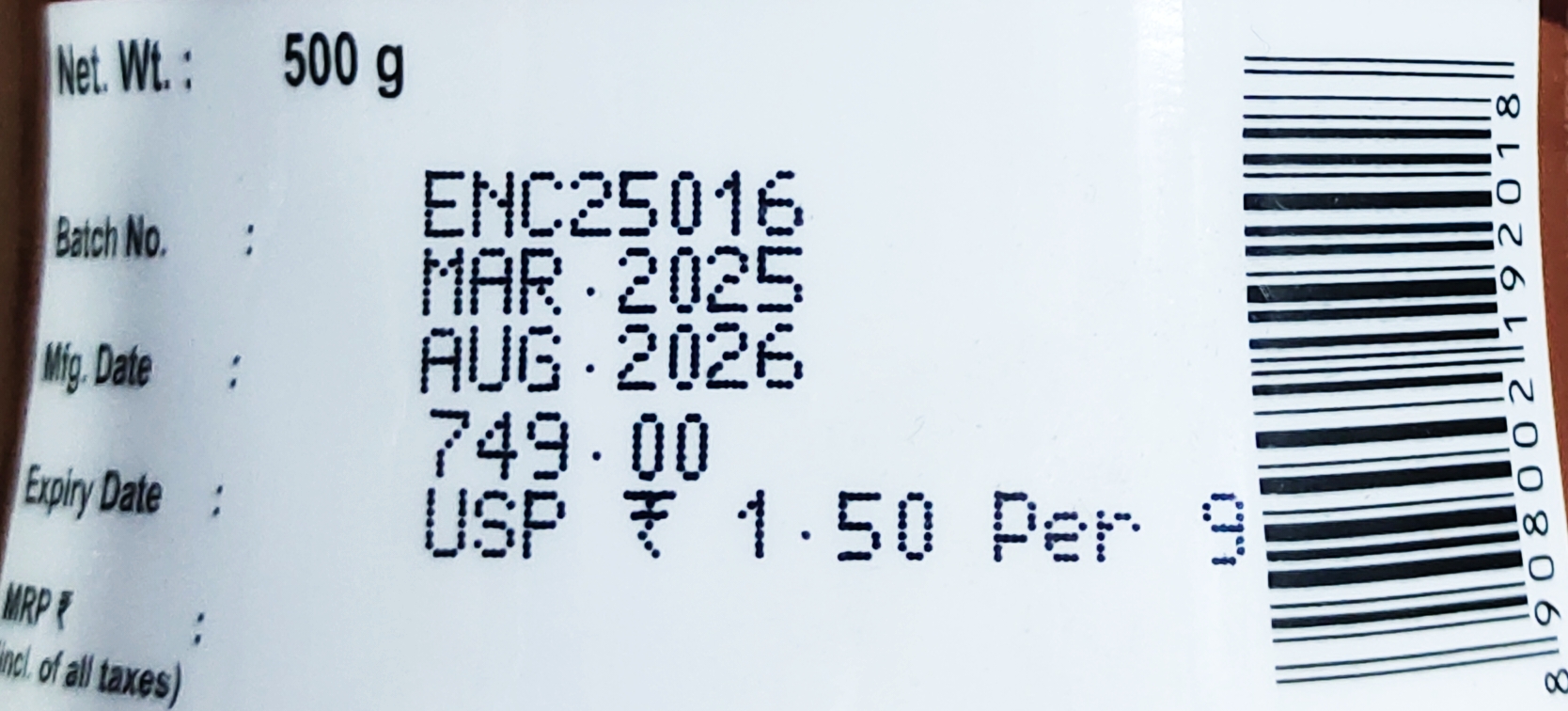 Endura MASS 500gm - Image 3